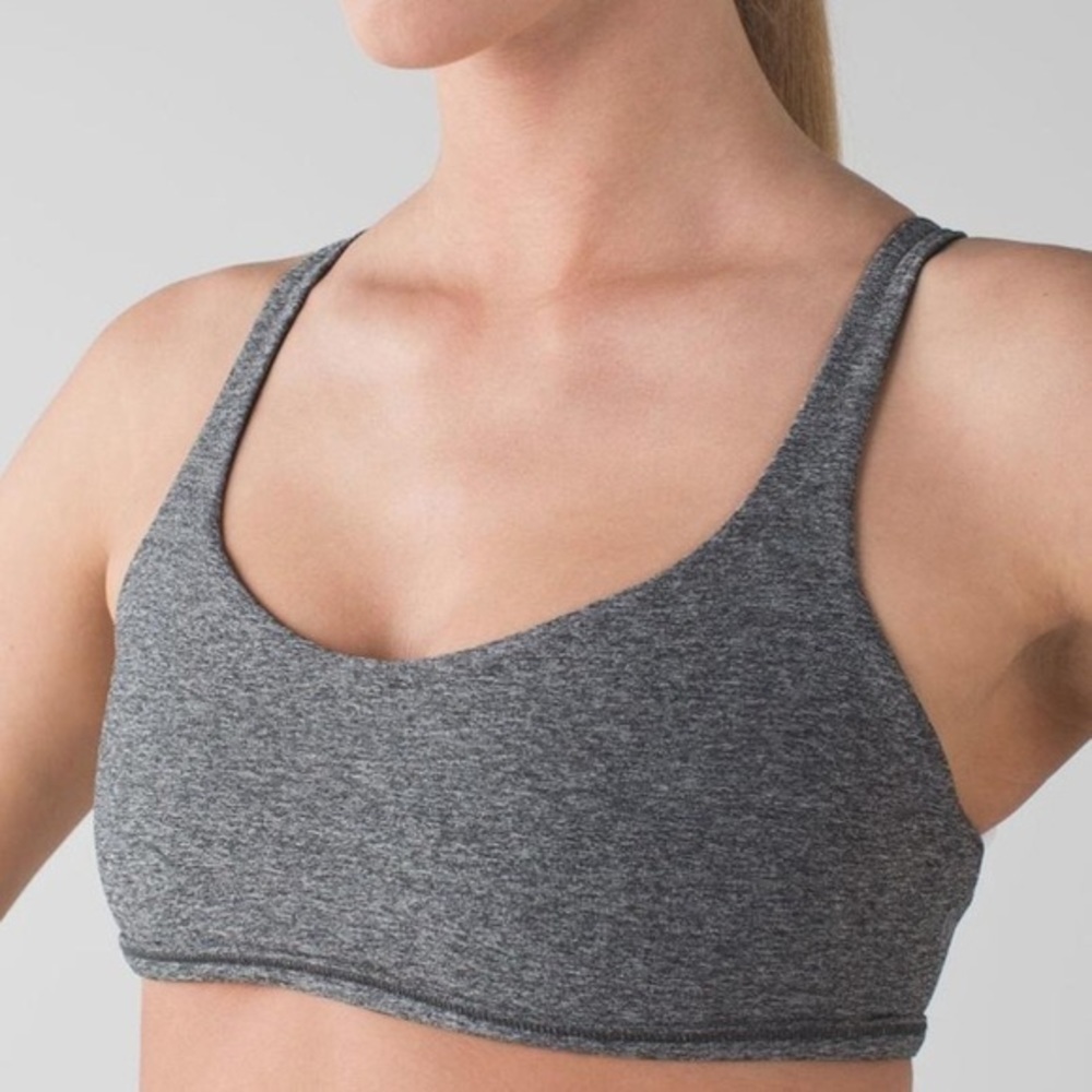 Lululemon Free to be Wild Sports Bra Gray
